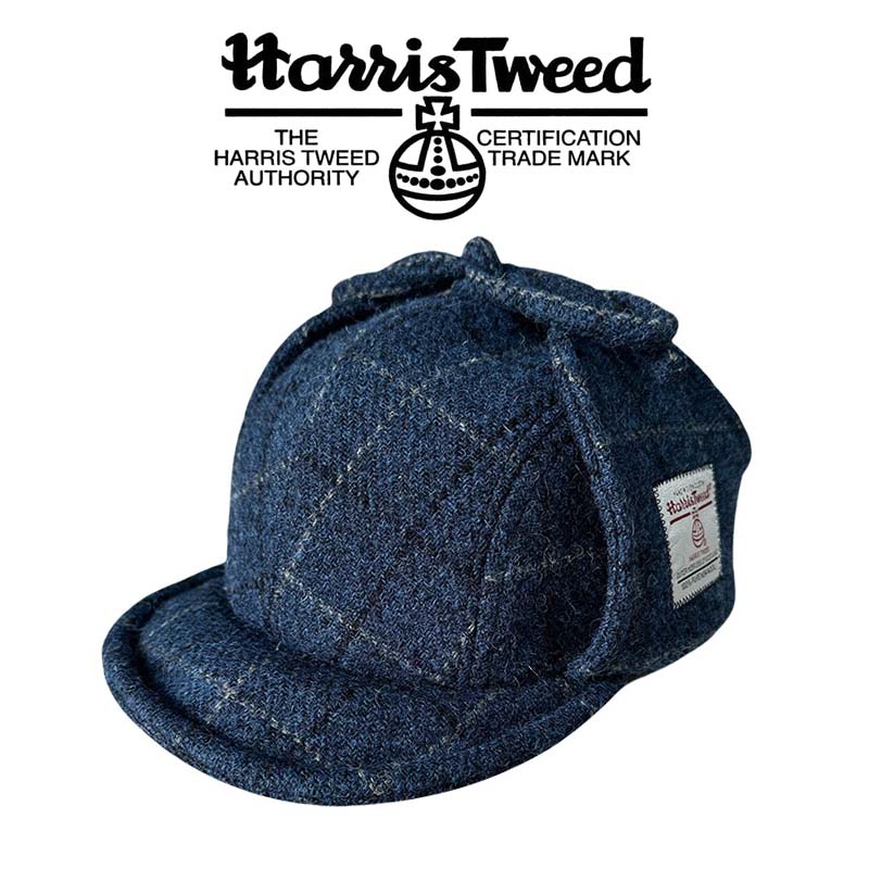 Winter Trapper Hat - Gorro de aviador Harris Tweed para