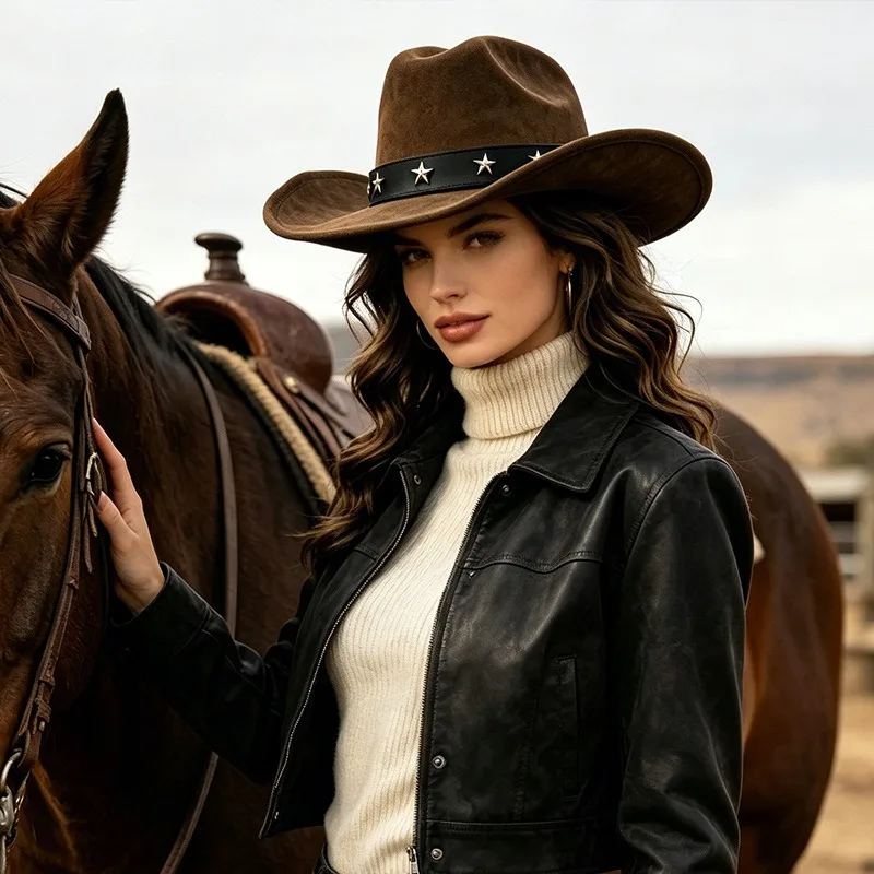 Sombrero Vaquero de Ala Ancha  - Fedora Hat Wool reseña y precio