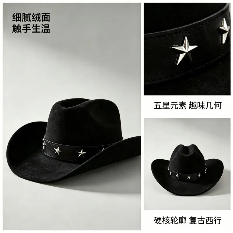 Sombrero Vaquero de Ala Ancha  - Fedora Hat Wool reseña y precio