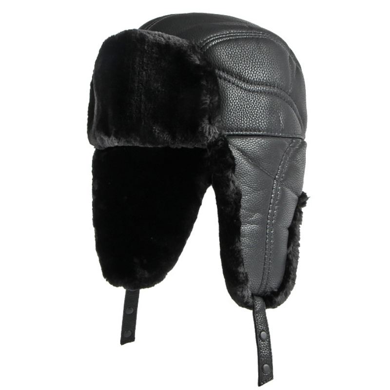 HT4002-Sombrero ruso de cuero  - Winter Trapper Hat reseña y precio