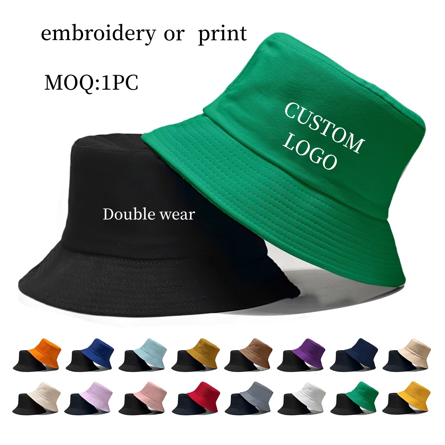 Gorra de pescador de doble car - Bucket Hat Cotton reseña y precio